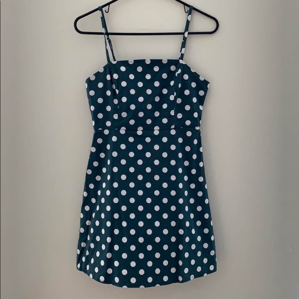 UO Polka Dot Mini Dress